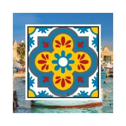 Gobelin-Set mit bedruckter Leinwand 14x14 Ornament CDA3018K