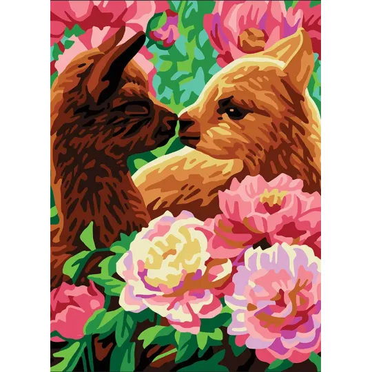 Spausdintas drobės 22x30 Lamas CDA6331