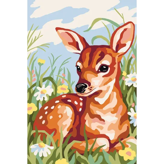 Toile Imprimée 20x30 Faon CDA6283