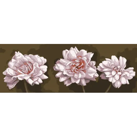 Bedruckte Leinwand 35x80 Mauve Rosen CDA9006