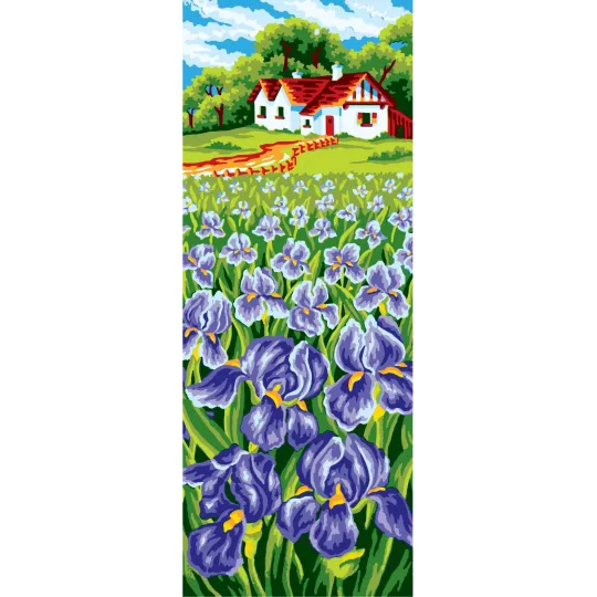 Печатный холст 21x49 Iris Field CDA8047