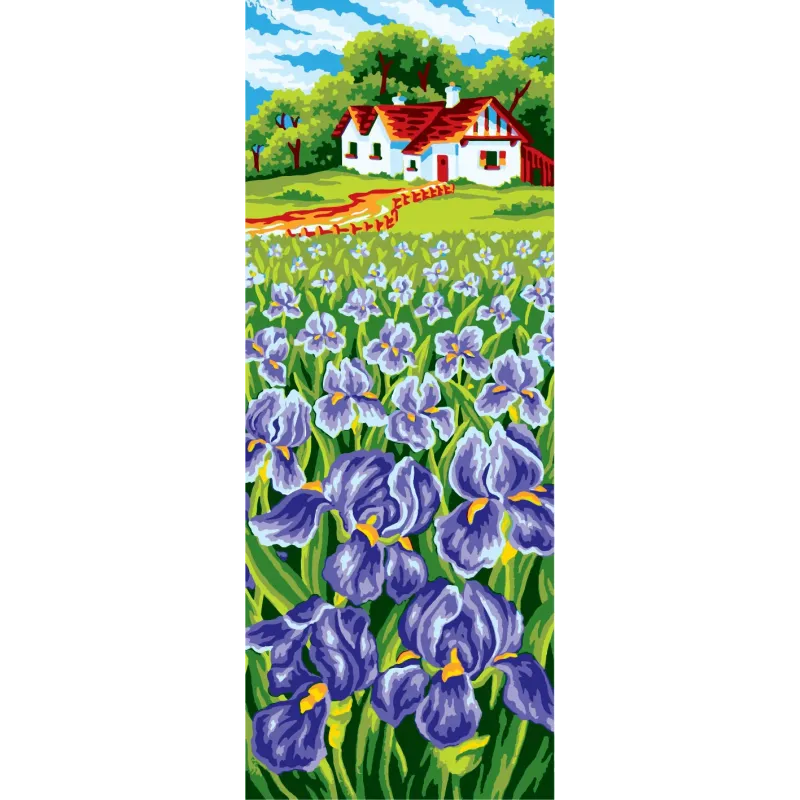 Spausdintas drobės 21x49 Iris Field CDA8047