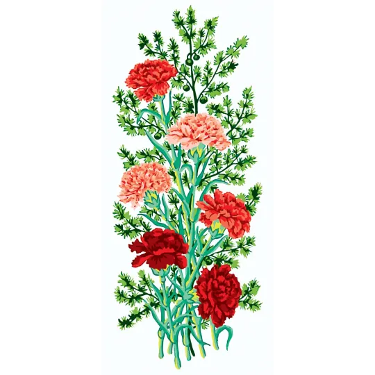 Toile imprimée 21x49 Œillets CDA8020