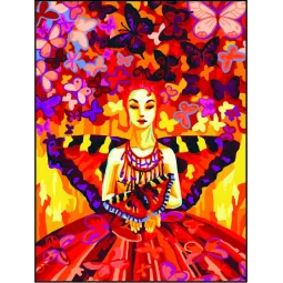 Холст с печатью 30x40 Бабочки CDA10507