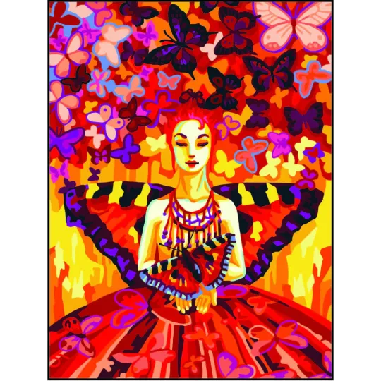 Printed Canvas 30x40 Butterflies CDA10507