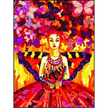 Printed Canvas 30x40 Butterflies CDA10507