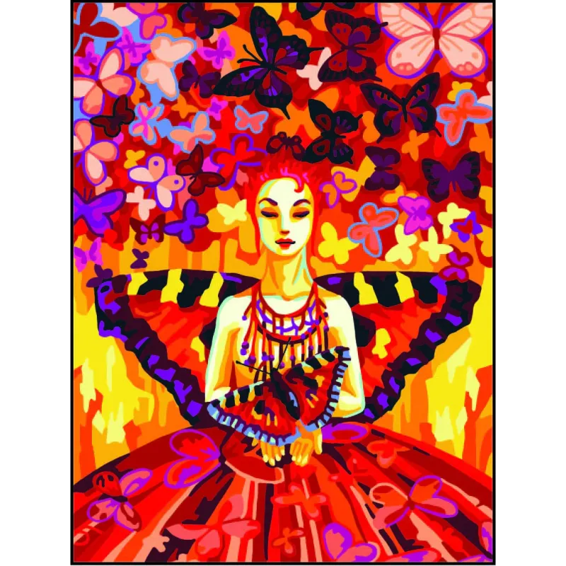 Toile imprimée 30x40 Papillons CDA10507