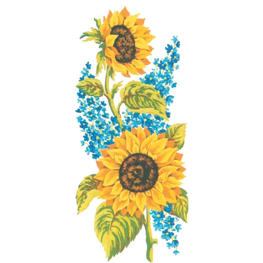 Toile imprimée 21x49 Tournesols CDA8015