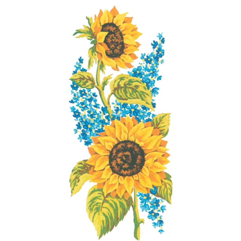 Gedruckte Leinwand 21x49 Sonnenblumen CDA8015