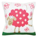 Kit coussin Mouton joyeux 40 X 40 cm CDA5399