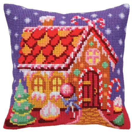 Kissen-Set Lebkuchenhaus 40 X 40 cm CDA5391