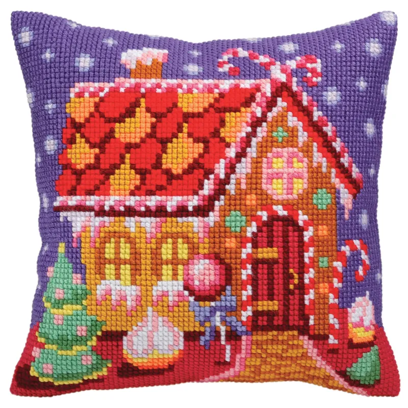 Kissen-Set Lebkuchenhaus 40 X 40 cm CDA5391