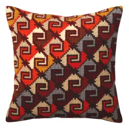 Cushion kit Peruvian ornament 40 X 40 cm CDA5368