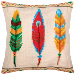 Kit coussin Plumelets pour attrape rêves 40 X 40 cm CDA5364