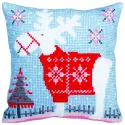 Kissen-Set Weihnachtshirsch  40 X 40 cm CDA5356