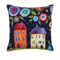 Kissen-Set Blumige Straße 40 X 40 cm CDA5347