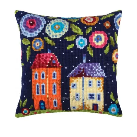 Kissen-Set Blumige Straße 40 X 40 cm CDA5347