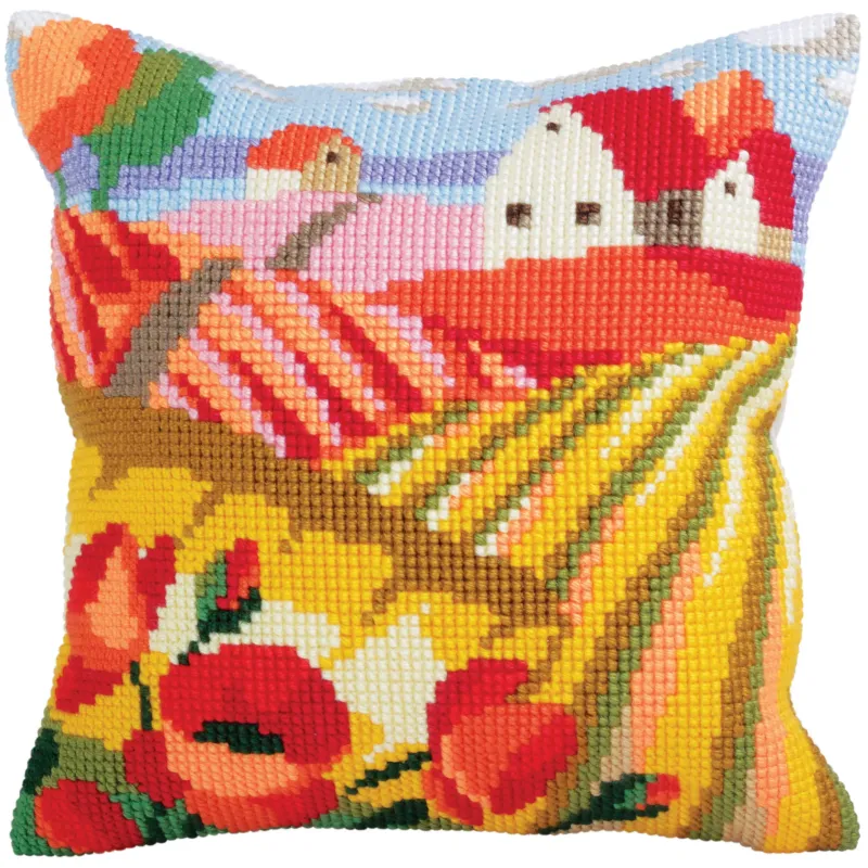 Cushion kit Poppy field 40 X 40 cm CDA5321
