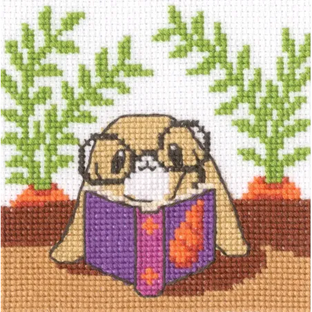 Cross-stitch kits "Scientific approach" 9x8,5 cm RTOH297