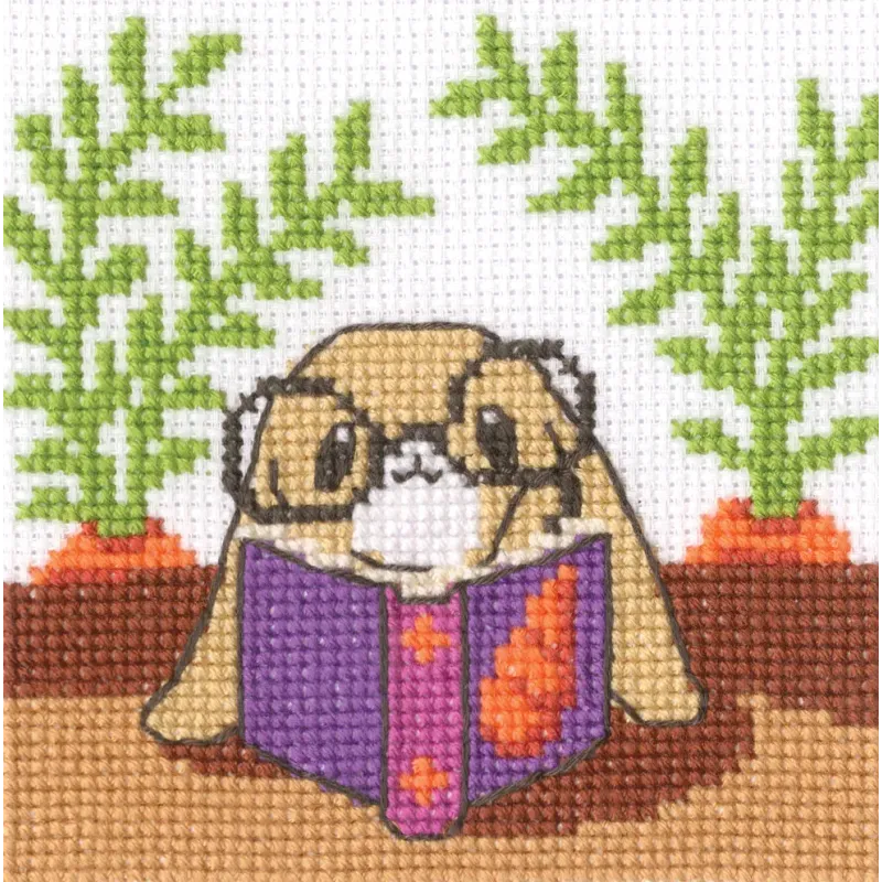 Cross-stitch kits "Scientific approach" 9x8,5 cm RTOH297