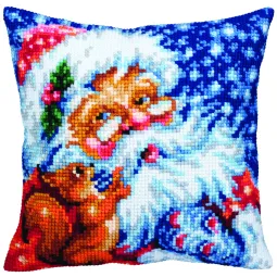 Cushion kit Santa 40 X 40 cm CDA5353