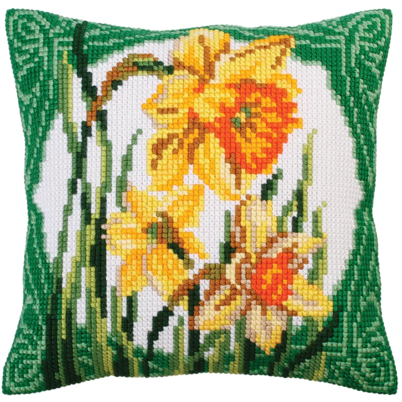 Cushion kit Narcissus  40 X 40 cm CDA5287