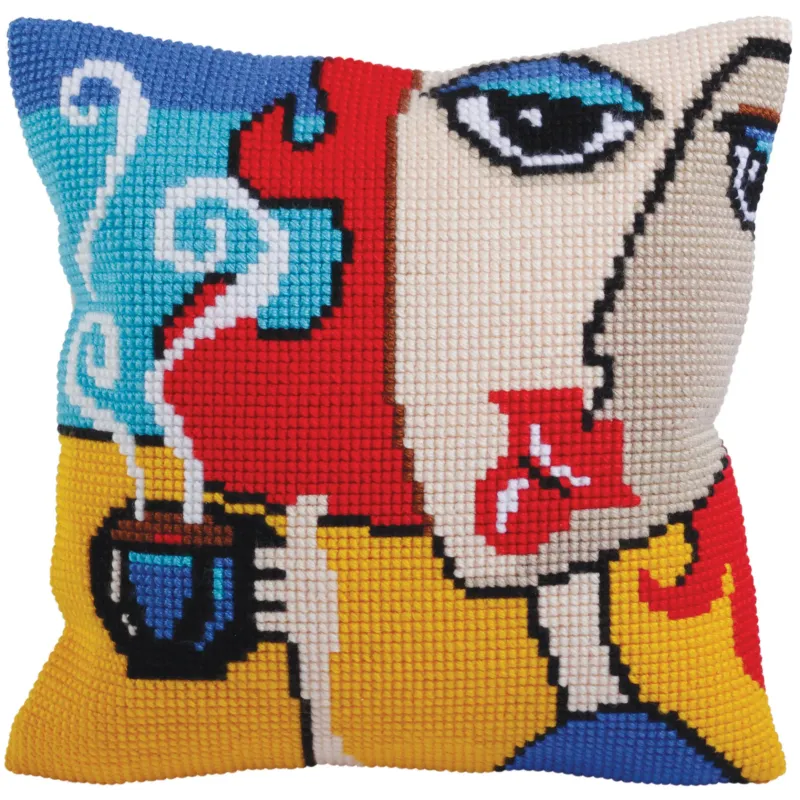 Kit coussin Café parfumé 40 X 40 cm CDA5279