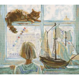 Kit point de croix "Rêves de mer" RTOM555