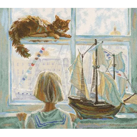 Cross-stitch kit "Dreams of sea" M555