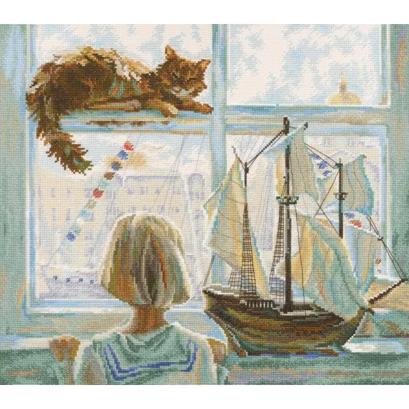 Cross-stitch kit "Dreams of sea" M555