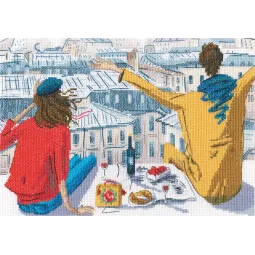 Cross-stitch kit "Wind of tfe roofs" M860