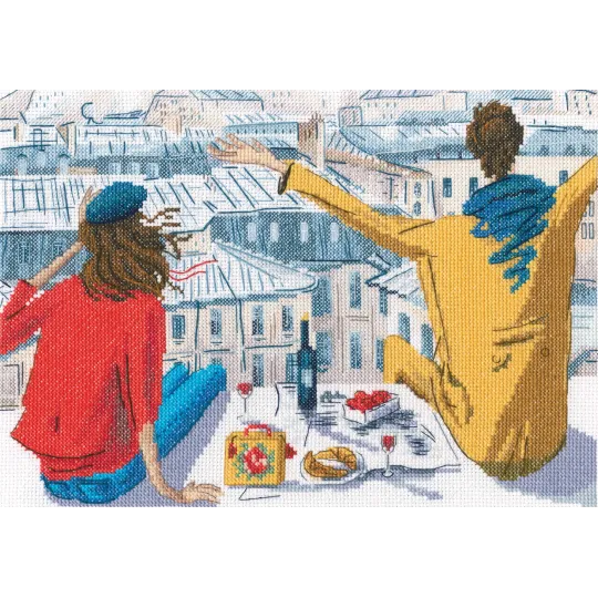 Cross-stitch kit "Wind of tfe roofs" M860