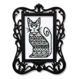 Miniature embroidery & cross stitch kit with frame FA023