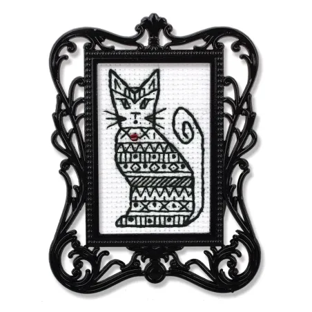 Miniature embroidery & cross stitch kit with frame FA023