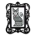 Miniature embroidery & cross stitch kit with frame FA023