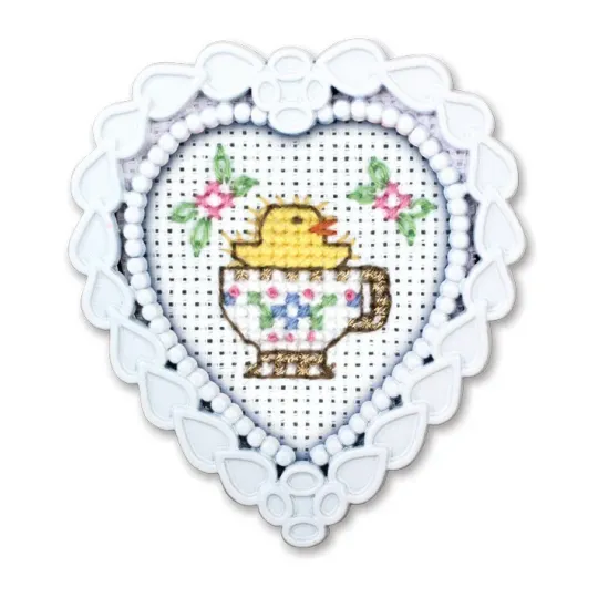 Mini kit de broderie & point de croix avec cadre RTOFA019