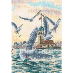Cross-stitch kit "With the flavour of salt, wind and sun" M851