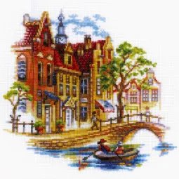 Kryželiu siuvinėjimo rinkinys "Touring Amsterdam" RTOM293
