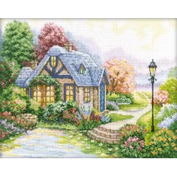 Kryželiu siuvinėjimo rinkinys "Home, Sweet Home!" RTOM247