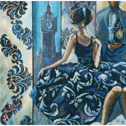 Kryželio siuvinėjimo rinkinys "Time for reflection" M235