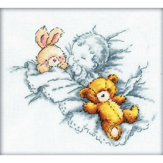 Набор для вышивания крестиком "Baby sleeps" RTOM156