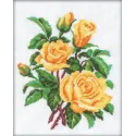 Cross-stitch kit "Yellow Roses" M143