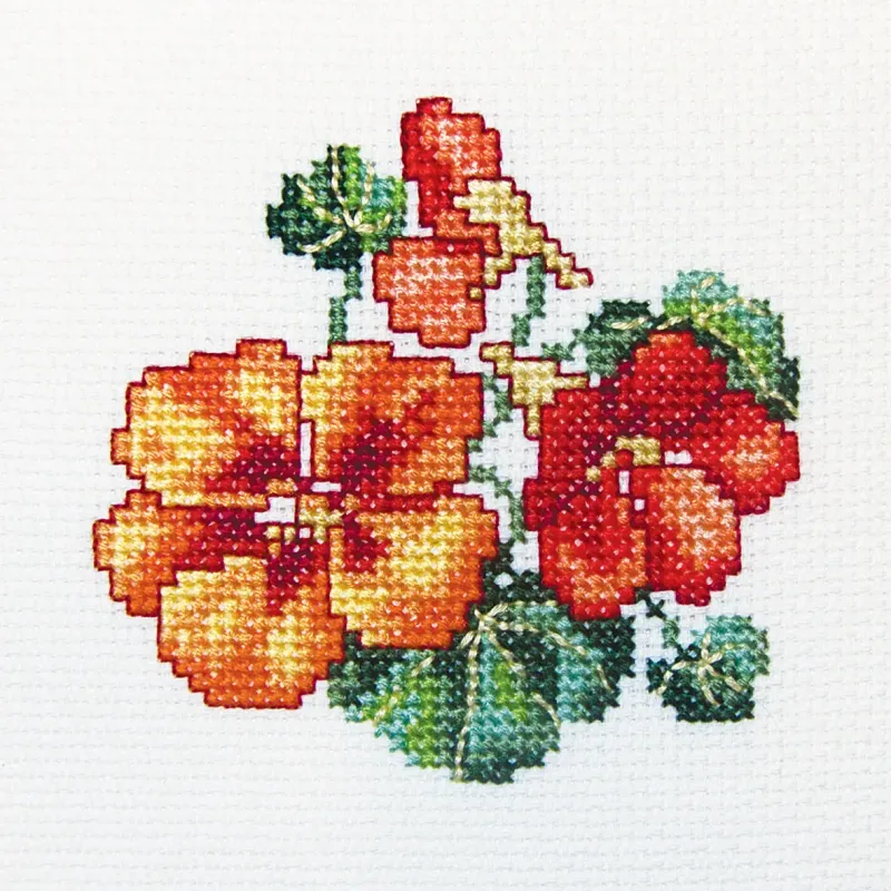 Cross-stitch kit "Nasturtium" H244