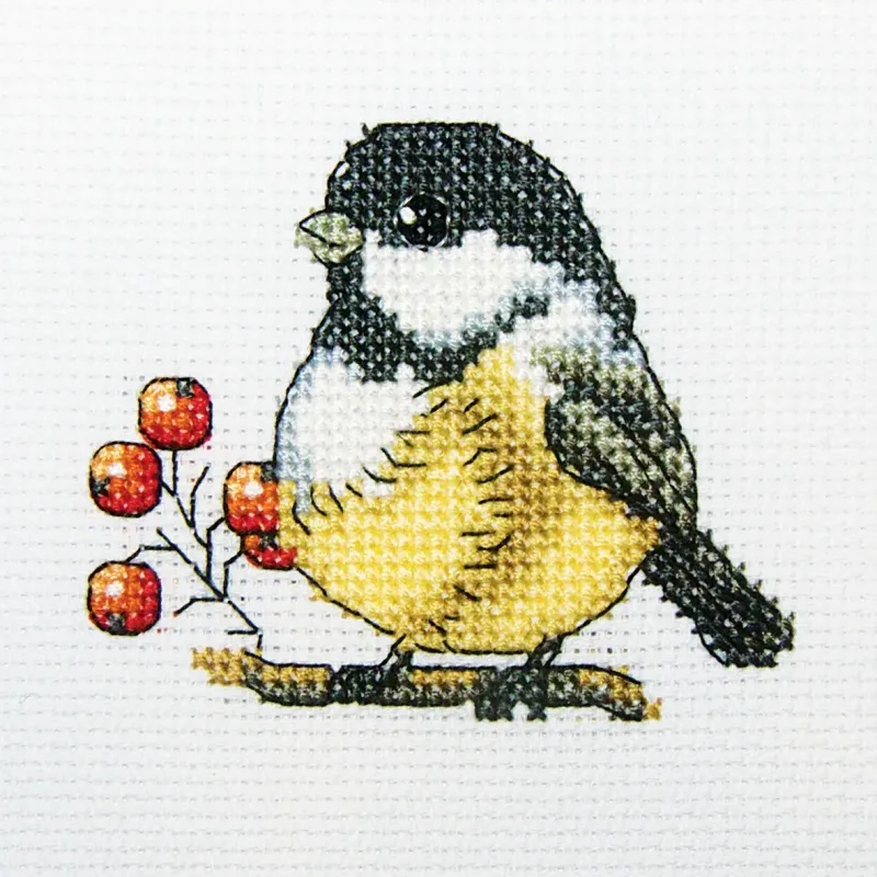 Kryželiu siuvinėjimo rinkinys "Chickadee" RTOH219
