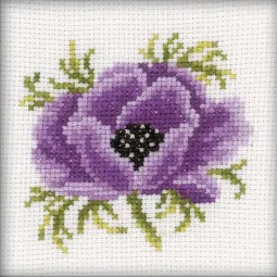Cross-stitch kit "Anemone" H173