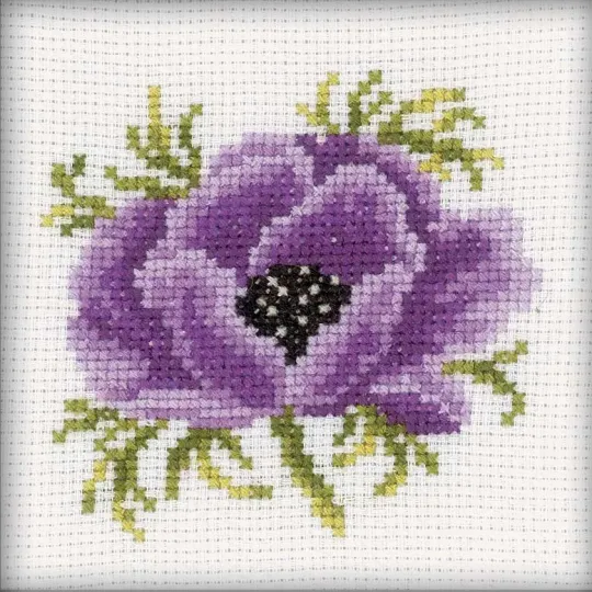Kreuzstich-Set "Anemone" H173