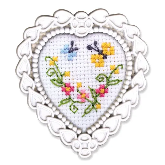 Mini kit de broderie & point de croix avec cadre RTOFA018