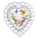 Miniature embroidery & cross stitch kit with frame FA018