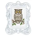 Miniature embroidery & cross stitch kit with frame FA010