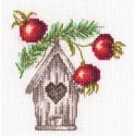 Cross-stitch kit "Nesting box" EH375